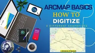 How to Digitize in ArcMap | How to create Shapefiles in ArcMap | 