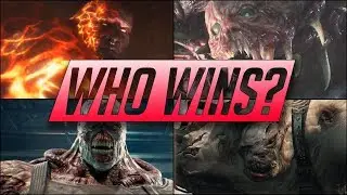 Tyrant Resident Evil Mr X Super Tyrant Vs Nemesis Vs Ustanak Vs William Birkin