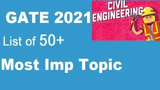 50 Most Important Topics | GATE 2021 | Civil Engineering| Prepare with Yourpedia | Free Access