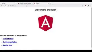 Angular material - snack-bar