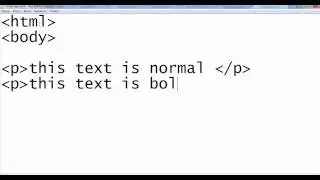 HTML UYGULAMA ÖRNEĞİ KALIN (BOLD)