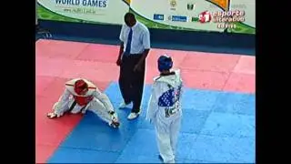 Bader Al-Enezi (KUW) v Zhu Guo (CHN) | Taekwondo at the 2011 Military Games