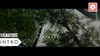 How to Make Cinematic Intro || Signature Intro || Kinemaster Tutorial