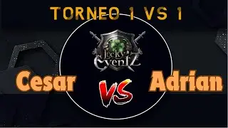 CESAR VS ADRIAN |TORNEO 1 V 1 @LuckyEventZ | 16vos DE FINAL | Tibia