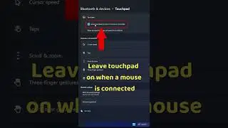 EASY FIX FOR TOUCHPAD NOT WORKING IN WINDOWS 11 