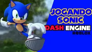 Jogando Sonic Dash Engine - Roblox