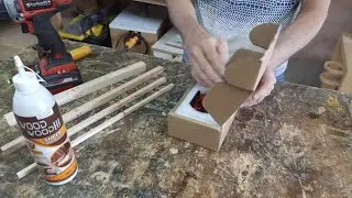 Vou testar uma ferramenta nova que chegou. Ferramenta pra marcenaria