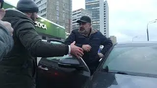 РЕЙД ТРОТУАР ЩЕЛКОВСКАЯ | ДВЕ АРЫ И НАЕЗД БМВ 