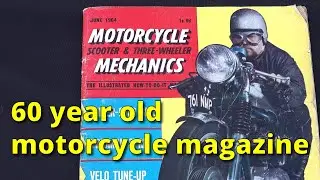 Looking at a 60 year old motorcycle magazine