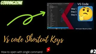 How to open VS code | visual studio code | vs code shortcut key | 