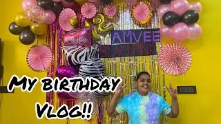 My Birthday Vlog!!! | Amishis Creations #birthday #12yearold