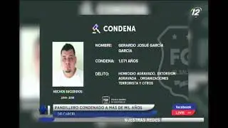 Pandillero fue condenado a más de 1.000 años de prisión