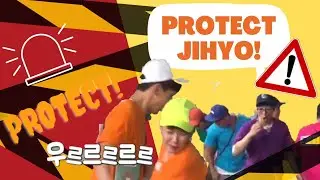 [RUNNING MAN] All RM members protecting Jihyo