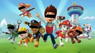 Paws y Fangs (Paw Patrol) Pibby Paw Patrol VS Marshal,Rex,Everest,Hamdinger,DD Y Pibby