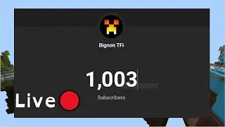 Live 🔴 1000 Subscribers Stream! (Cubecraft)