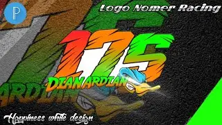 Cara membuat logo pixellab keren logo angka racing