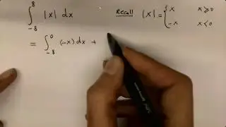 Integral of absolute value