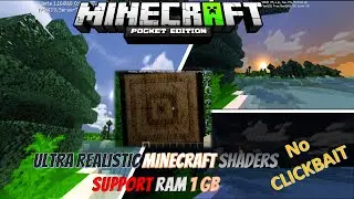 TOP BEST SHADERS MCPE NO LAG | SUPPORT RAM 1 GB | MINECRAFT PE  SHADERS
