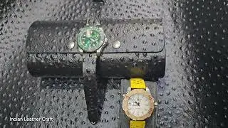 Handmade leather watch case, travel watch case.Sophisticated storage for your timepieces ⌚️.