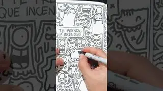 Nos relajamos coloreando DOODLES. 
