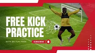 Free kick practicing