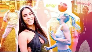 CES FILLES SONT OUF...AVEC UN BALLON!