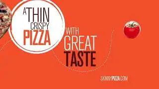 Skinny Pizza branding launch