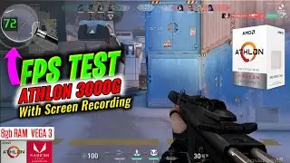 SCREEN RECORDING VALORANT ON ATHLON 3000G 8gb RAM NO OC FPS TEST