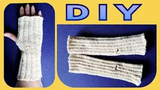 Einfache Handstulpen / Armstulpen stricken • DIY  * Julebuergerfee