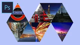 How to Make a Triangles Photoshop Collage template