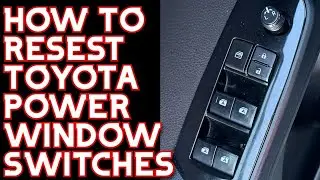 Toyota #powerwindows All Auto Switch Not Work After Disconnect Battery❓How To Reset Program Manually