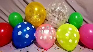 FUN 2021 HAPPY NEW YEAR BALLOONS POP PART 6!!!