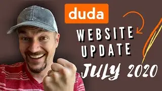 Duda Website Tutorial Highlighting 5 NEW FEATURES for July 2020