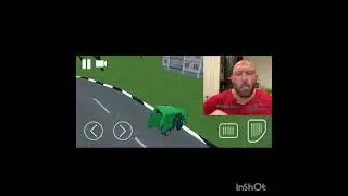 мужичок делает реакцию на то как я играю в машинки :3