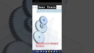 Gear Train #onshape #caddesign #youtubeshorts #shorts #subscribetomychannel #gears