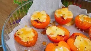 THE MOST FASHIONABLE RECIPE OF THE SUMMER! Baked apricots with cheese.