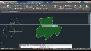 การหาพื้นที่ และเส้นรอบรูปด้วยคำสั่ง Boundary Creation ใน Autocad