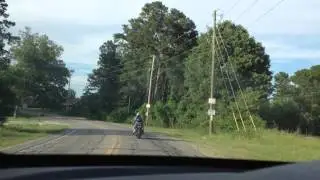 Zinging home on the Ninja