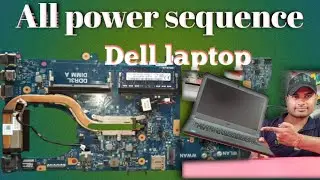 Laptop Board Complete Testing(Diagnose)||Dell laptop power sequence||all voltage,#youtubevideos,#er