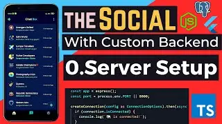 0.Server Setup | Flutter Social Media App With Custom Backend | Flutter Social Media App