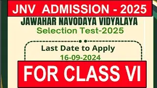 jnv selection test 2025
