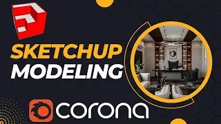 SKETCHUP COMPLETE MODELING 3DS MAX CORONA 9 RENDER PART-1
