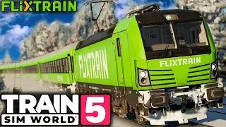Im FLIXTRAIN durch den Schnee | Train Sim World 5