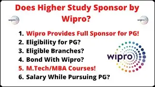 Higher study sponsorship by wipro | wipro sponsor for higher study