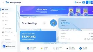 WINGSWAP DEFI BARU FANTOM CHAIN BUNGA 1300%