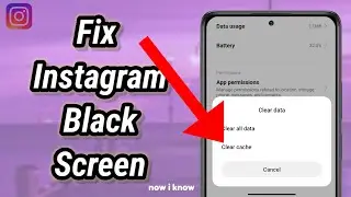 How To Fix Instagram Black Screen 2024