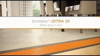 Schlüter-DITRA 25 Uncoupling Mat - What does it do?