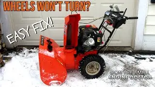 HOW-TO Replace A Friction Disc On Ariens Snowblowers - Make It Drive Again!  - Video