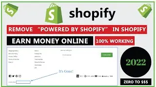 How To Remove Powered By Shopify In 2 Minute | Remove Powered By Shopify In Footer | Ecomm Hacks