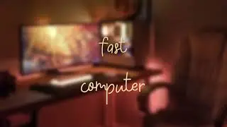 ☄. *. ⋆ !! fast computer ¡¡ ´ˎ˗